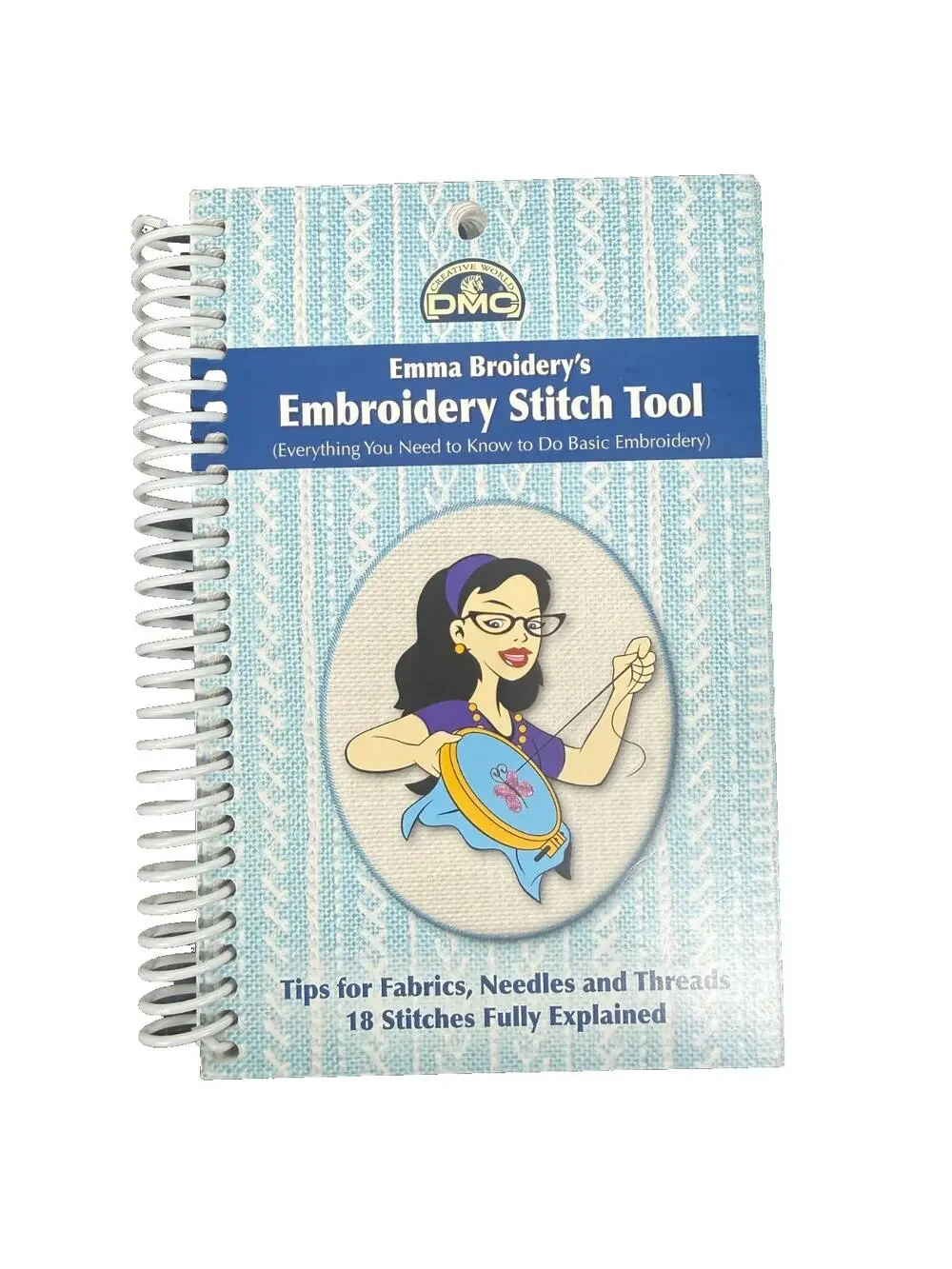 2011 DMC Emma Broidery's Embroidery Stitch Tool, 18 Stitches Fully Explained